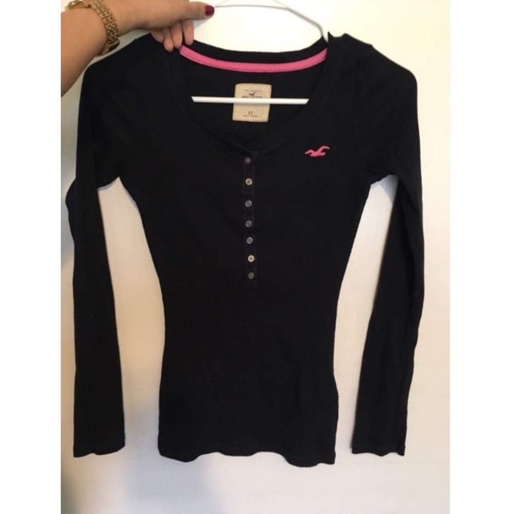 Xsmall hollister navy blue long sleeve